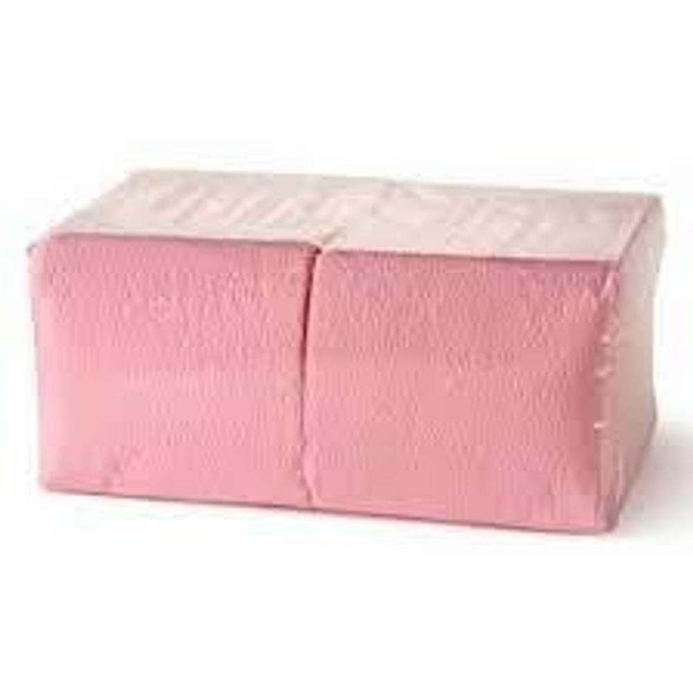 Салфетки бумажные 24*24см Big Pack розовый ТП