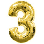 Цифра "3" (цвет на выбор) 1 шт