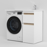 Раковина AM.PM X-Joy 100 R M85AWPR1001WG с местом под стиральную машину Белая