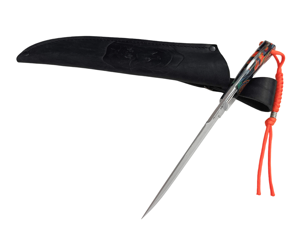 Нож Джокер, цельнометаллический, Bohler K340, микарта