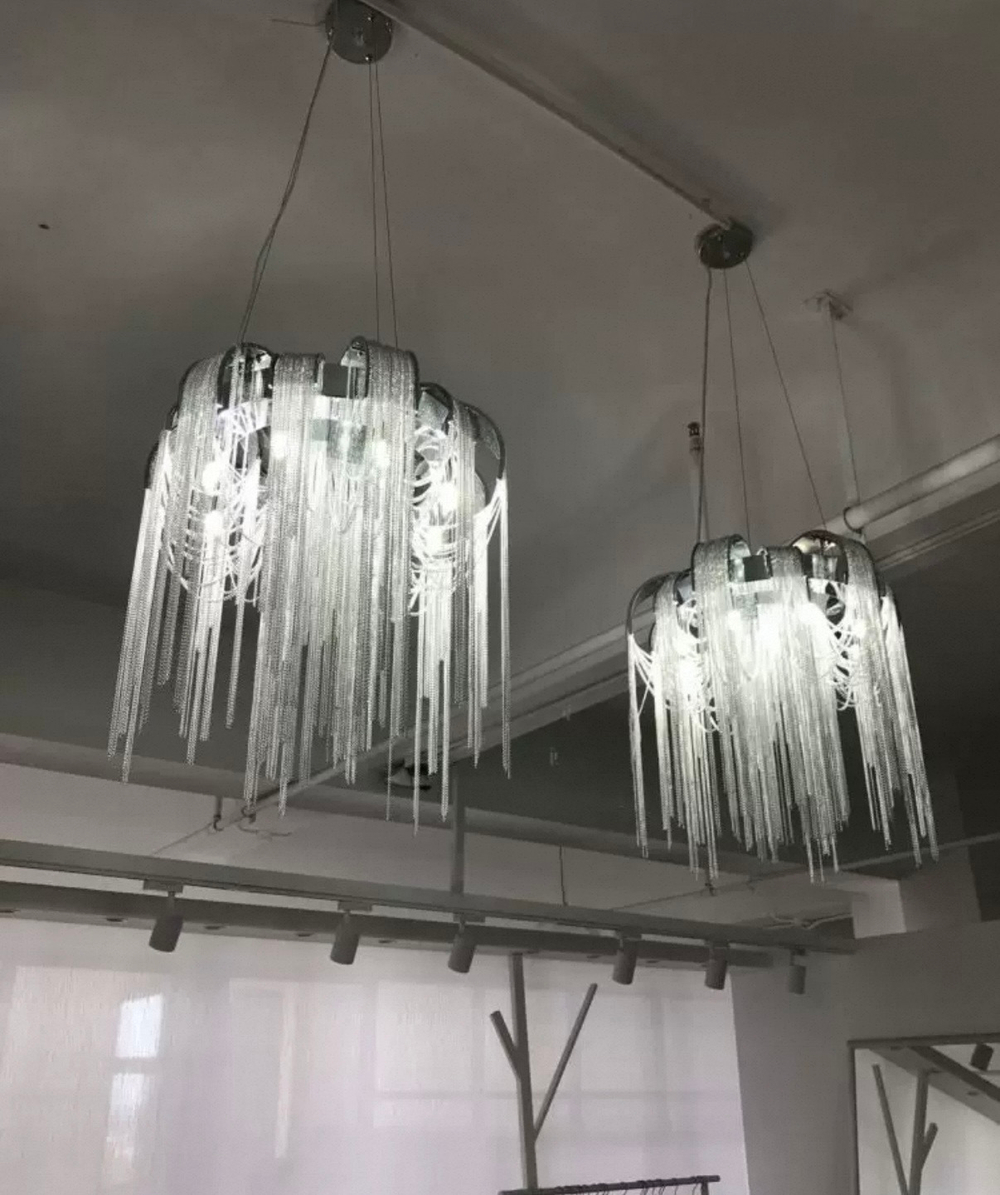Pendant design lamp Volver by Terzani (Silver)
