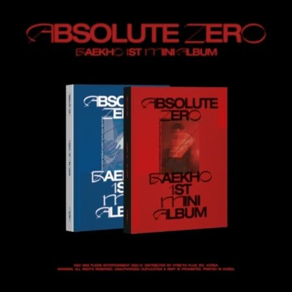 Альбом BAEKHO - Absolute Zero 1st Mini Album 2 Version SET