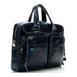Сумка мужская Piquadro Blue Square синяя телячья кожа (CA2849B2/BLU2) 1