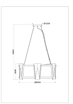 Подвесная люстра Arte Lamp GRATO A4079LM-6CC, 6хE14