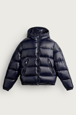 ZARA ПУХОВИК 80/20 WATER REPELLENT, ЯРКО-СИНИЙ