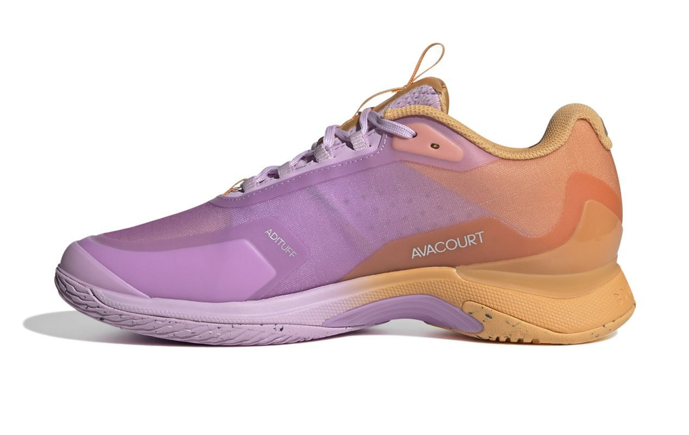 Женские Кроссовки теннисные Adidas Avacourt 2 - hazy orange/bliss lilac