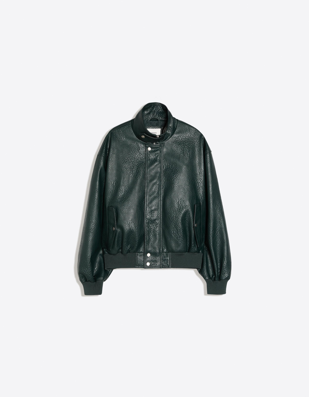 Мужской бомбер из искусственной кожи - BERSHKA
