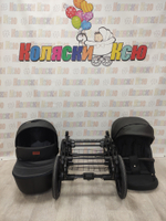 Коляска модульная Riko Basic Ozon Prestige 06 черный