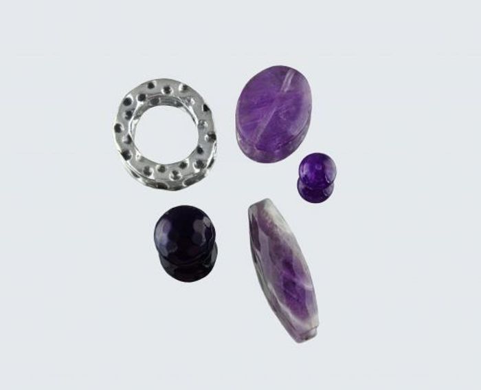 Серьги из Аметиста