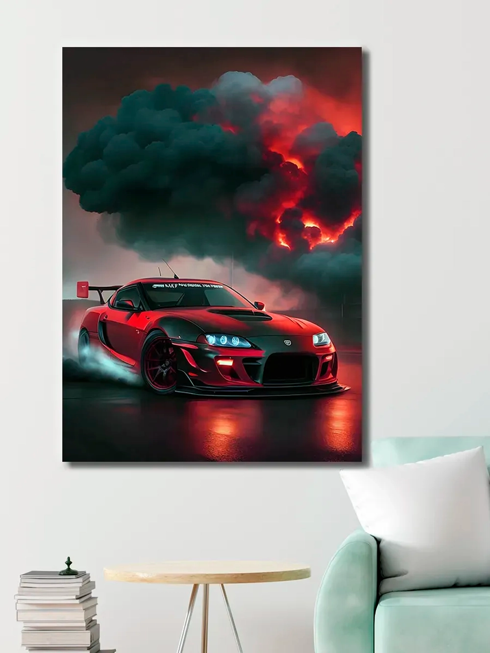 Картина "Toyota Supra", модульная 30х40см 1шт.