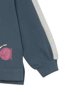 Кофта для девочки теннисная  Diadora Jg. Sweatshirt Crew Twinkle - china blue