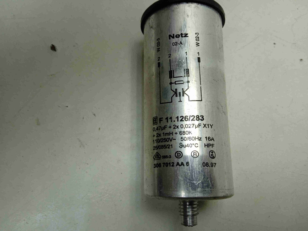 WFT2830 кт187 Сетевой фильтр для стиральной машины Bosch WFT2830 б/у