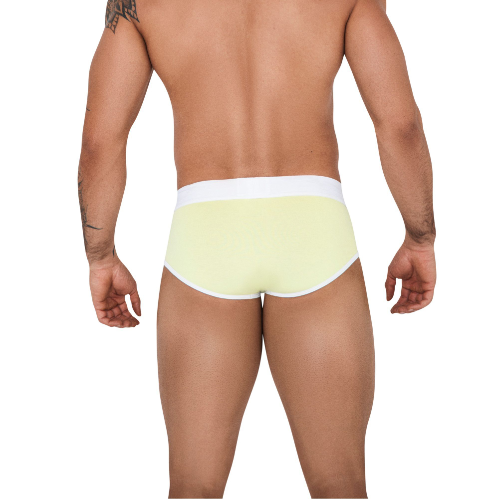Желтые мужские трусы-брифы Tethis Piping Brief (Размер: S) (Цвет: желтый)