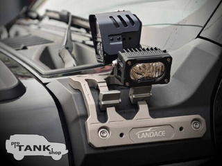 Кронштейн доп.света LANDACE (ЛЕВЫЙ, серебристый) для TANK 300