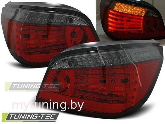 Задние фонари Bmw 5 E60 red smoke led