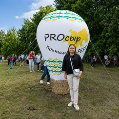Надувной рекламный шар Лампа