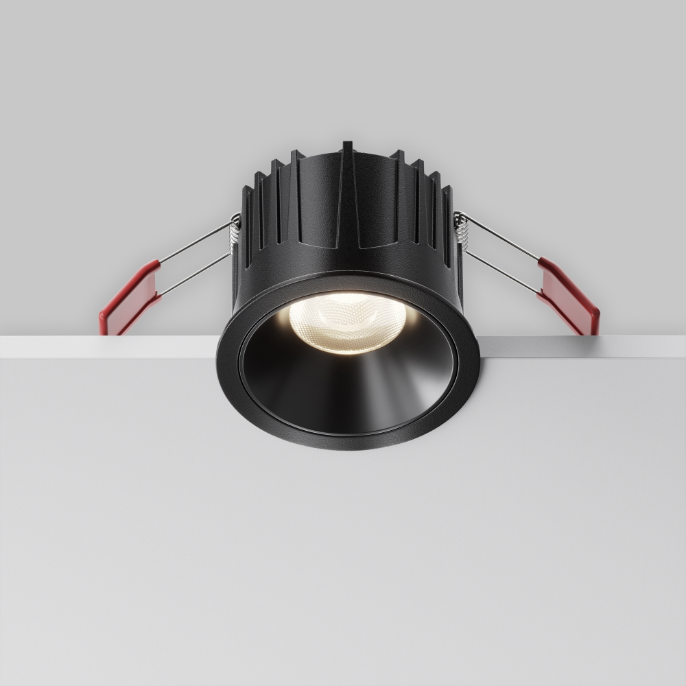 Встраиваемый светодиодный светильник Maytoni Alfa LED DL043-01-15W4K-RD-B-1