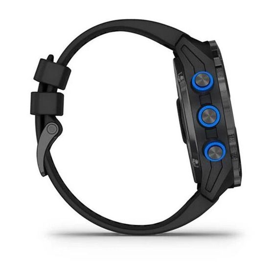 Умные часы - дайвинг компьютер Garmin Descent MK2i титановые с DLC-покрытием и черным ремешком