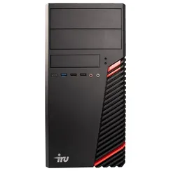 Компьютер IRU Office 510H5SM MT, i3 10105, 16Гб, SSD 256 Гб, UHDG 630 , FDos, чёрный