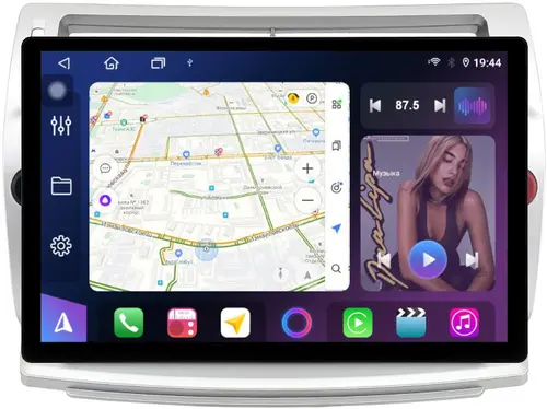 Магнитола для Citroen C4 2004-2011 - FarCar GX877 монитор 13" 2K QLED на Android 14, S500+TS20, Быстрейшая, CarPlay, 4G SIM-слот