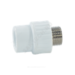 Муфта PP-R комбинированная белая Дн 25х1/2" НР RTP (РосТурПласт) 10664