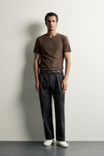 БАЗОВАЯ ФУТБОЛКА SLIM FIT /01 — ZARA