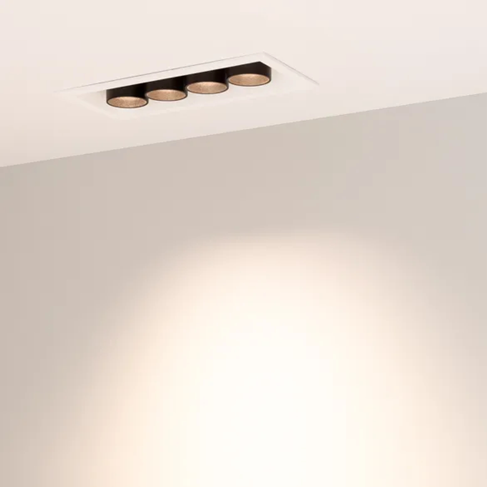 Светильник MS-ORIENT-BUILT-TURN-TC-S67x150-10W Warm3000 (WH-BK, 30 deg, 230V) (Arlight, IP20 Металл, 5 лет) 031929