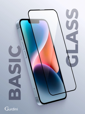 Стекло противоударное iPhone 14 Plus/13 Pro Max 6.7" Full Screen 2.5D (20D) черное