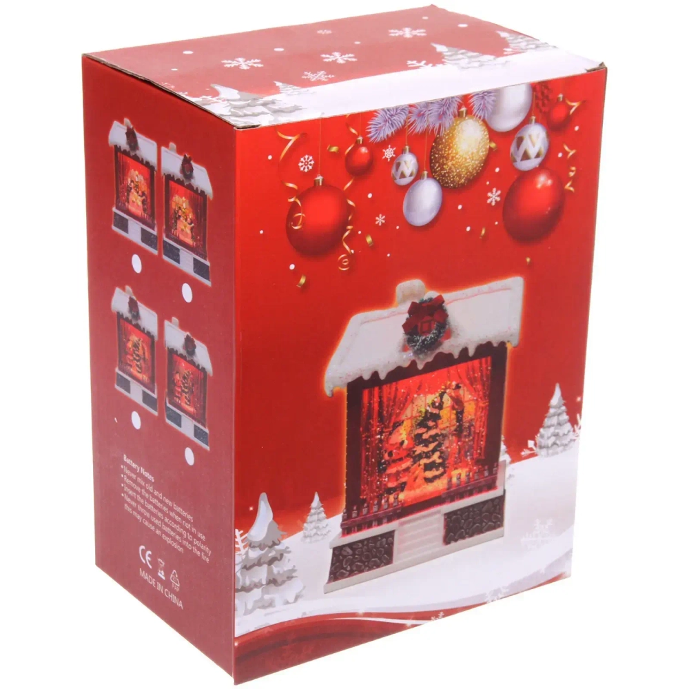Сувенир с подсветкой «Домик» 13.5*8*19.5 см (питание от USB и батареек)