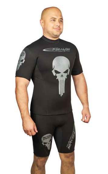 Майка Epsealon Skull с короткими рукавами 2.5 мм