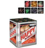 Батарея салютов "Happy" GWM6361 36 залпов * 1.2"