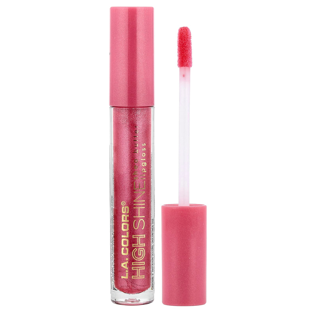 L.A. Colors, High Shine, блеск для губ с маслом ши, CLG936 Playful, 4 г (0,14 унции)