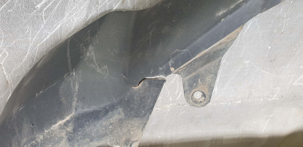 Юбка переднего бампера Toyota RAV4 IV (XA40) 15-19 Б/У Оригинал 524110R050