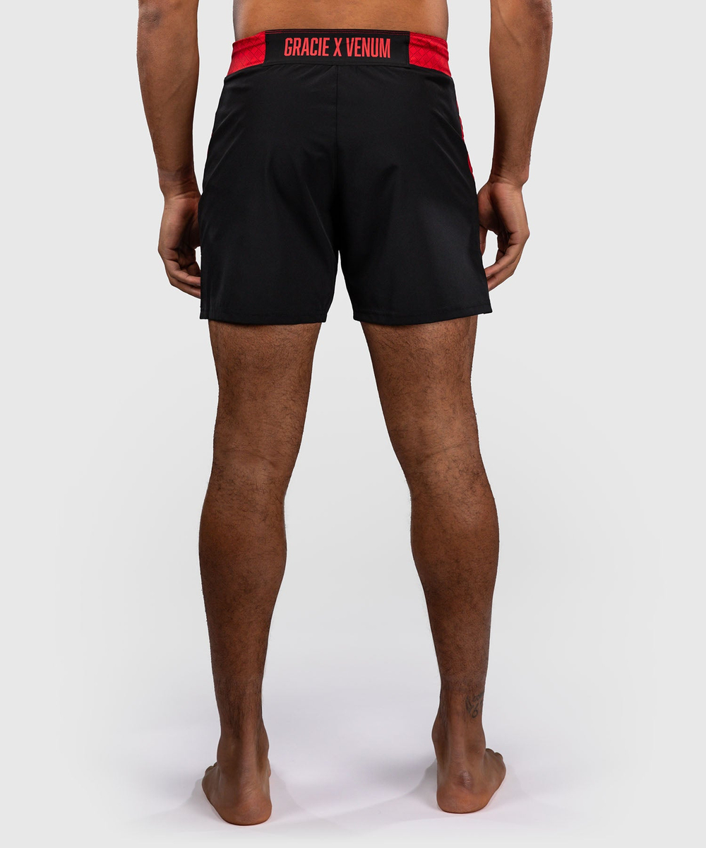 Шорты ММА Venum x Roger Gracie Black/Red