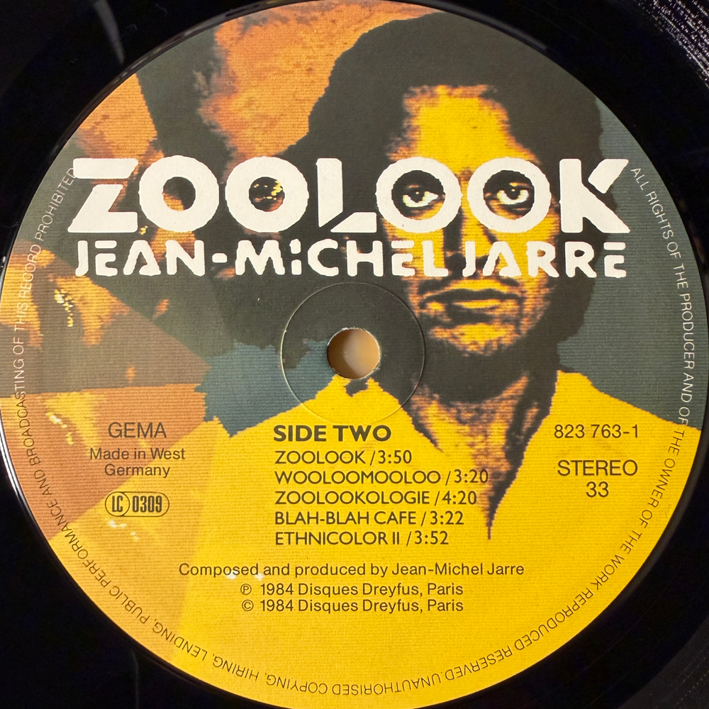 Jean-Michel Jarre - Zoolook (Германия 1984г.)