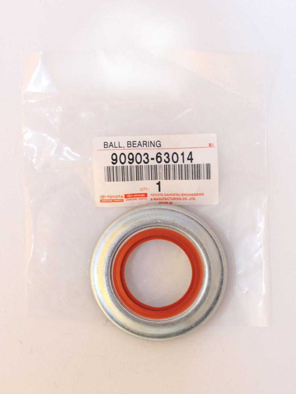 Подшипник опоры амортизатора 9090363014 ОРГ TOYOTA Camry, LEXUS ES, RX Toyota