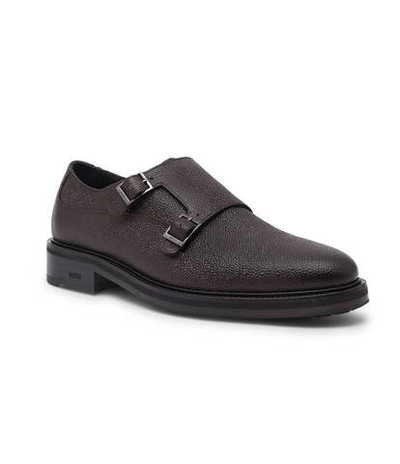 Кожаные монки larry-l BOSS BLACK - коричневый(50503578)