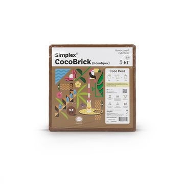 Кокосовый субстрат Simplex CocoBrick 5 кг