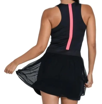 Теннисное платье Lucky in Love Next Level Dress - black