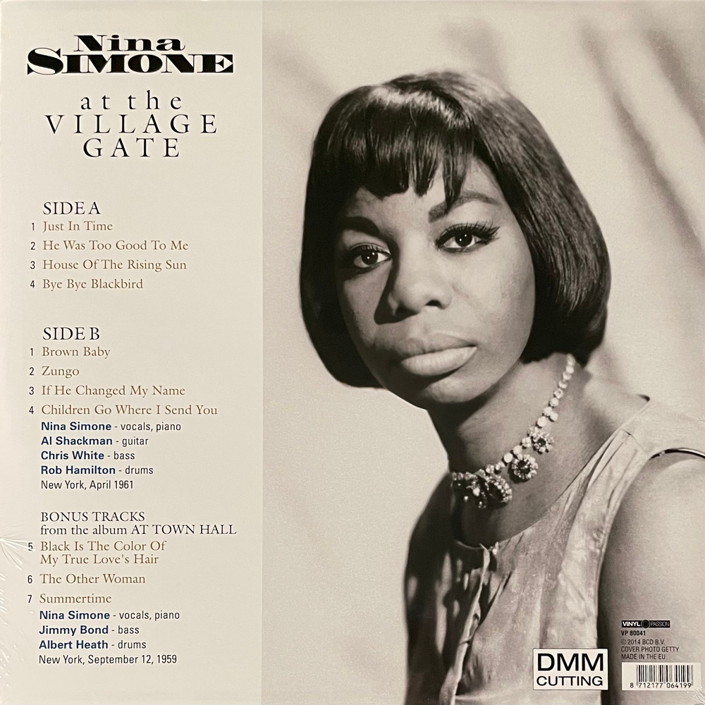 Nina Simone ‎– At The Village Gate (Европа 2014г.)