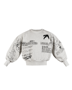 A—SKETCH sweatshirt old grey