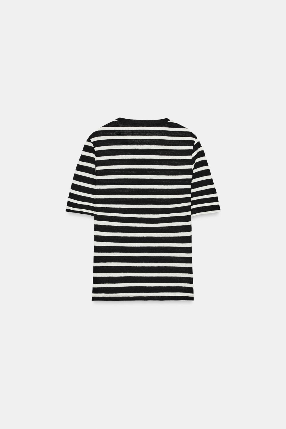 ФУТБОЛКА С ЛЬНОМ И ПУГОВИЦАМИ — ZARA
