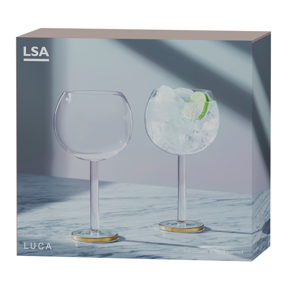Набор бокалов для вина 2шт 560мл LSA International Luca