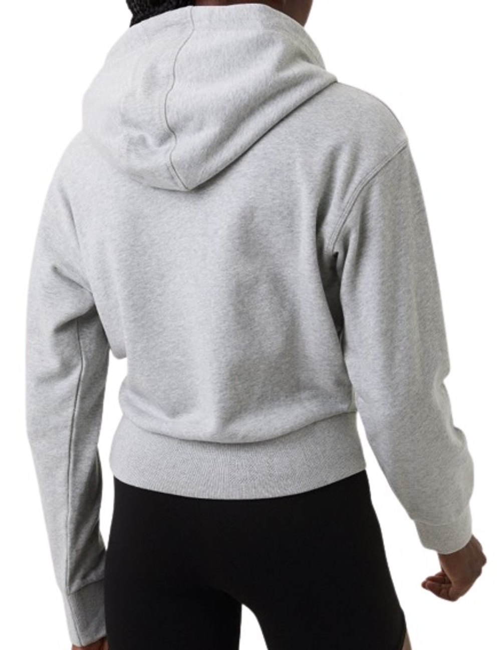 Женская теннисная толстовка Bj_rn Borg Stockholm Crop — light grey melange
