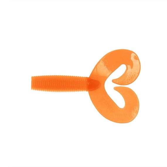 Твистер Helios Credo Double Tail 2,95"/7,5 см Orange 7шт. (HS-12-024)