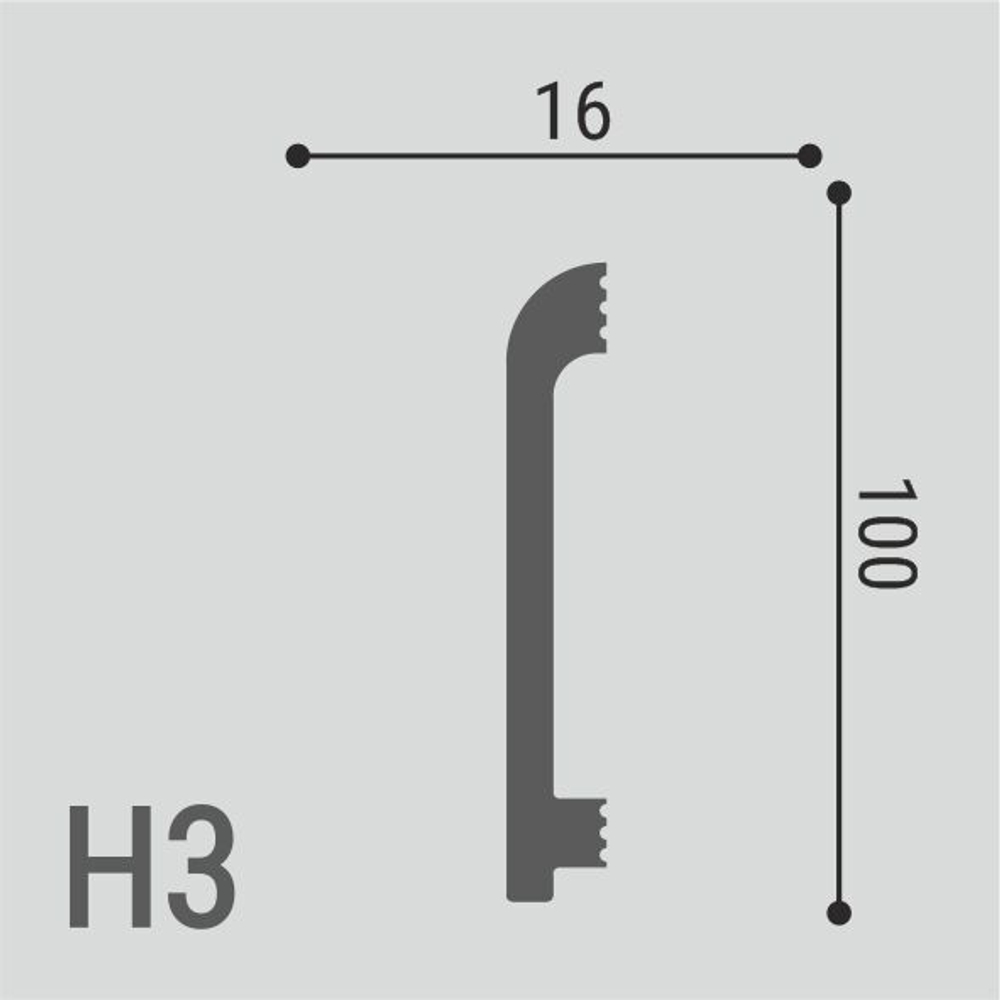 Плинтус Н 3