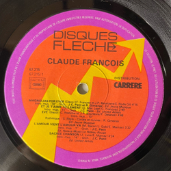 Винтажная виниловая пластинка LP Claude Francois, Magnolias For Ever (Франция 1977)