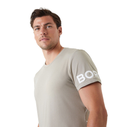Мужское теннисное поло Björn Borg T-Shirt Men - Beige