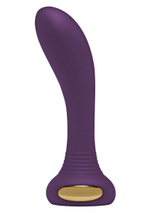 Черный стимулятор Zare Vibrator - 13,5 см. (Цвет: фиолетовый)