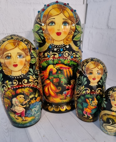 Матрешка 18см "Жар-птица" 5 мест